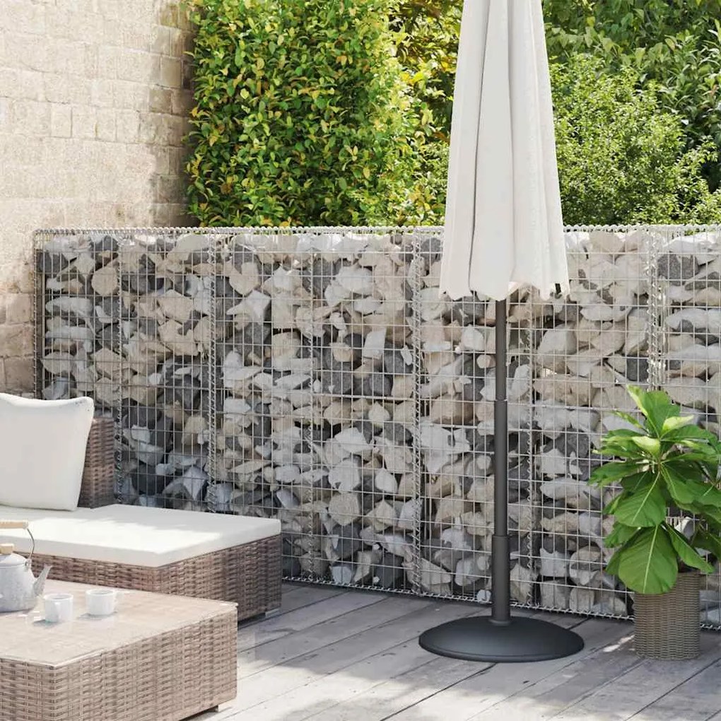 Muro gabião com tampas aço galvanizado 900x50x150 cm
