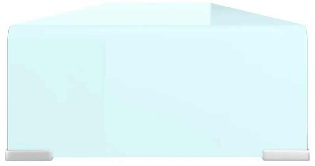 Suporte de TV/monitores em vidro 120x30x13 cm verde