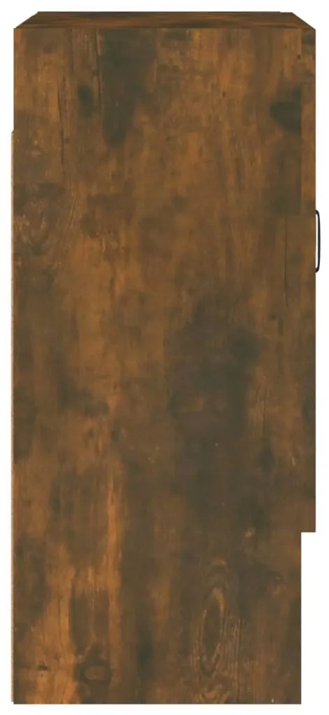 Armário parede 60x31x70 cm madeira processada carvalho fumado