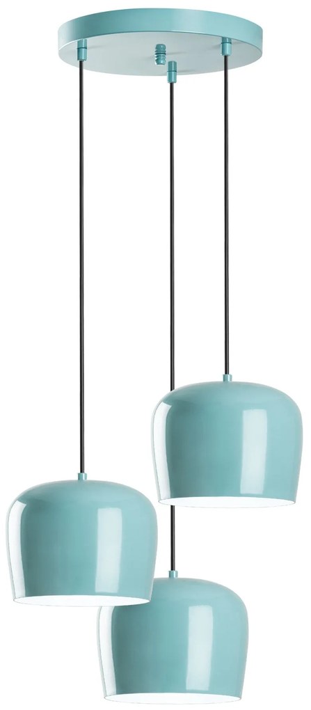 Chandelier Yozgat – Turquesa – Diâmetro 45 cm