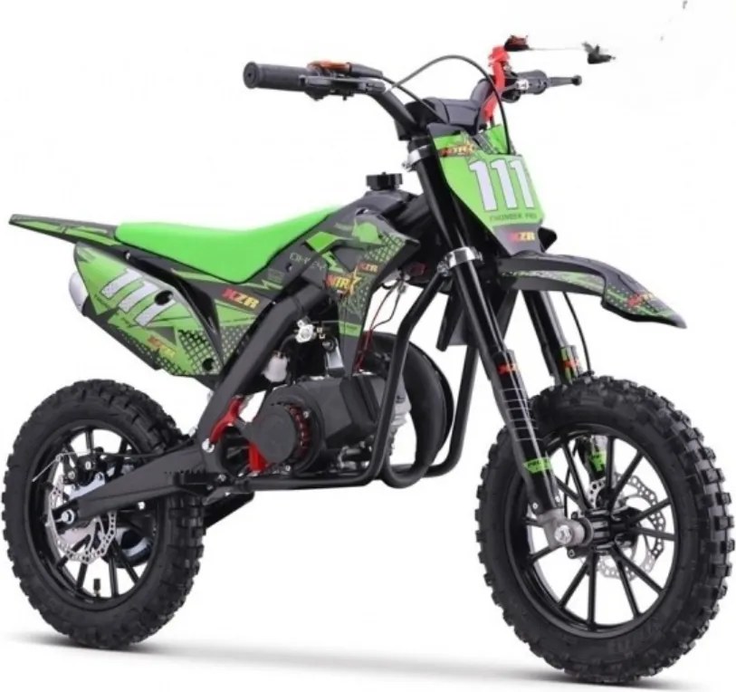 Mini Moto Infantil Gasolina 50 CC MTR Minicross XZR 2025 C/ Limitador Verde
