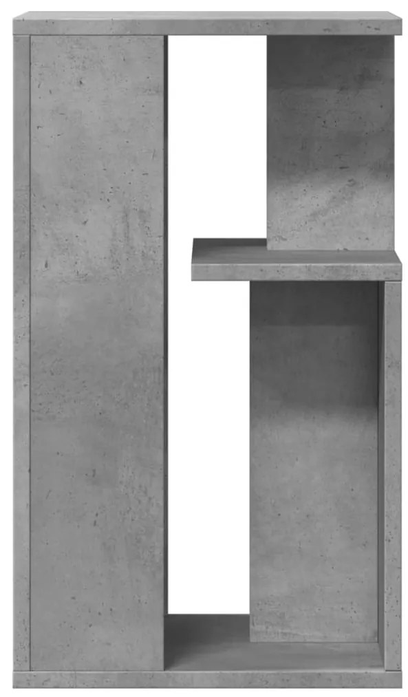 Mesa de apoio 35x35x60 cm derivados de madeira cinzento cimento