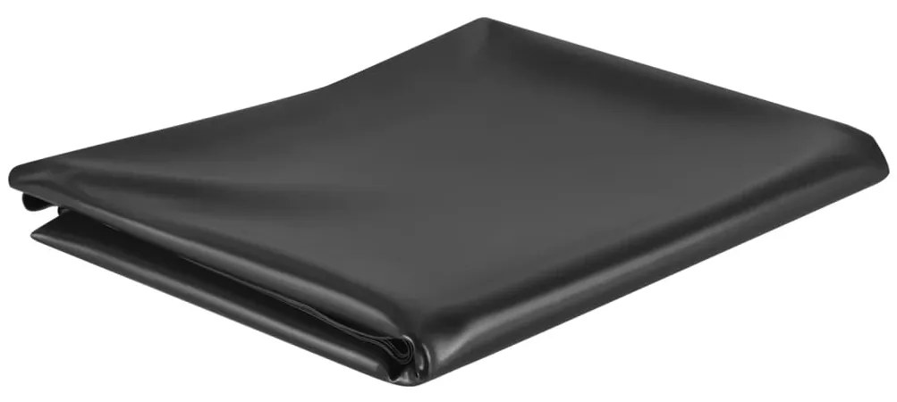 vidaXL Revestimento para lagos 3x8 m PVC 0,5 mm preto