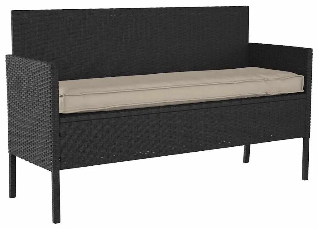 Capa de Palete para Banco Taupe 140 x 40 x 8 cm em Tecido Oxford