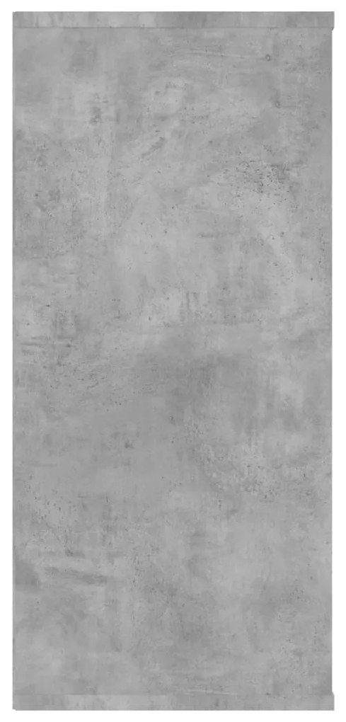 Estante/aparador 66x30x97,8 cm contraplacado cinzento cimento