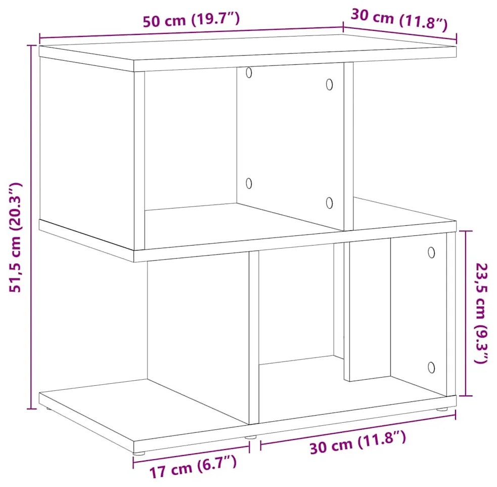 Mesa de cabeceira madeira velha 50x30x51,5cm madeira trabalhada