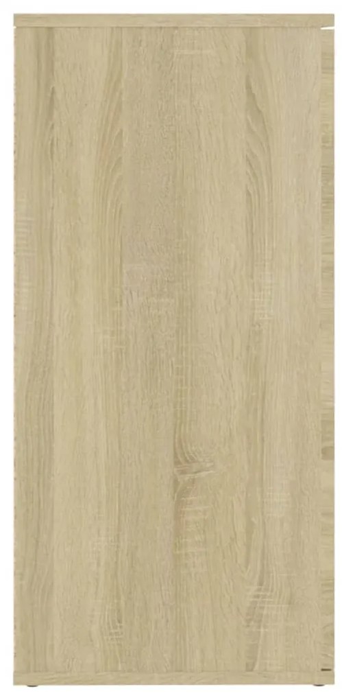 Aparador 160x36x75 cm contraplacado cor carvalho sonoma