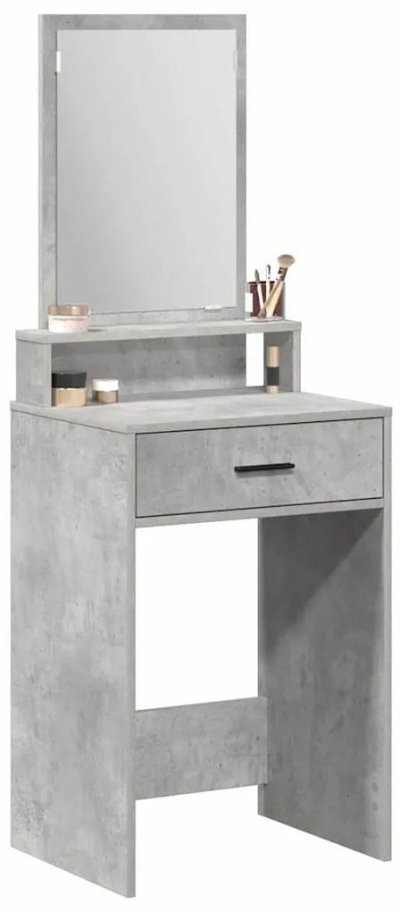 Tocador vidaXL com Gavetas Cinzento Betão 50x41x140 cm