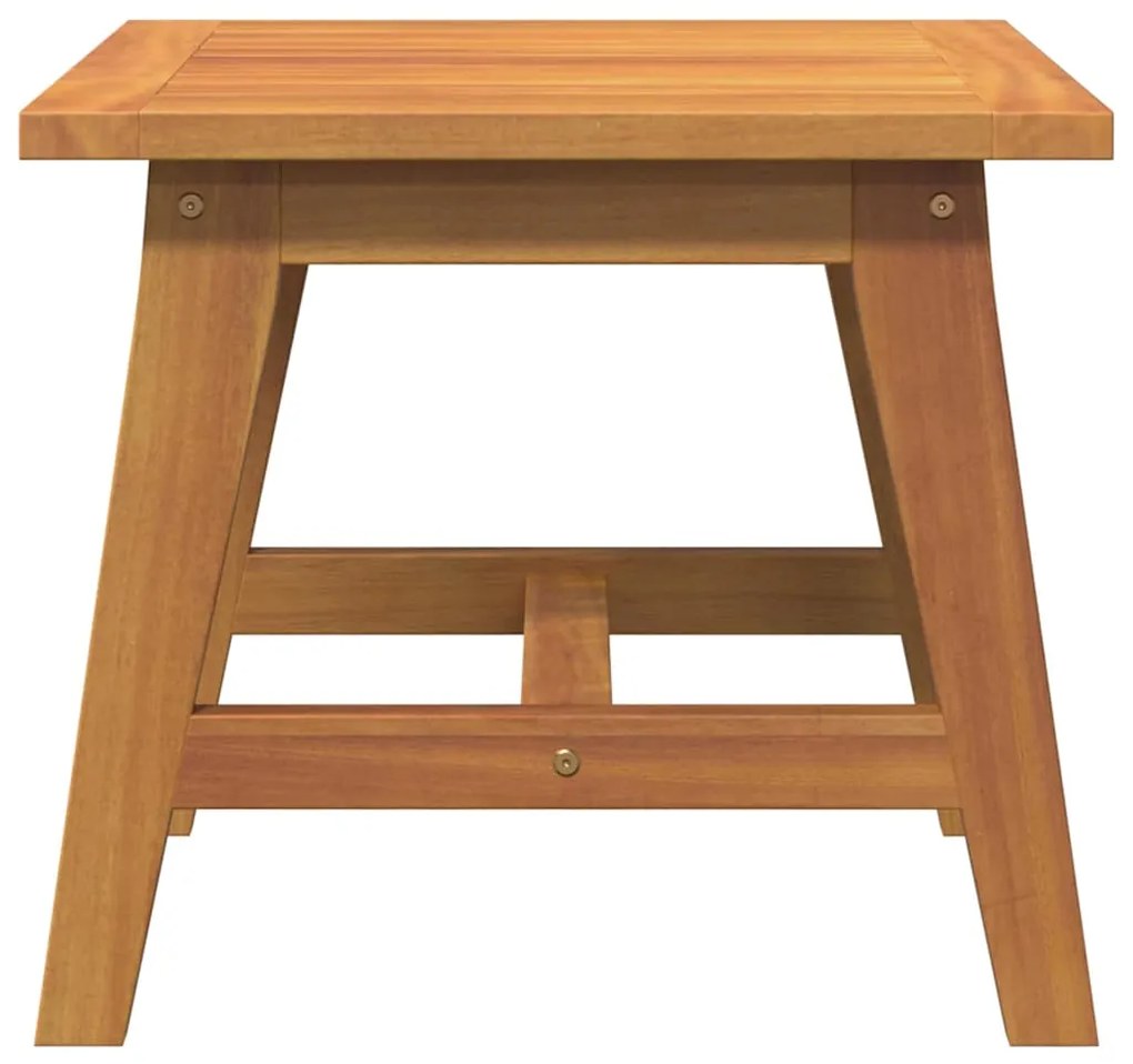 Mesa Lateral 45x45x40 cm Madeira Maciça Acácia