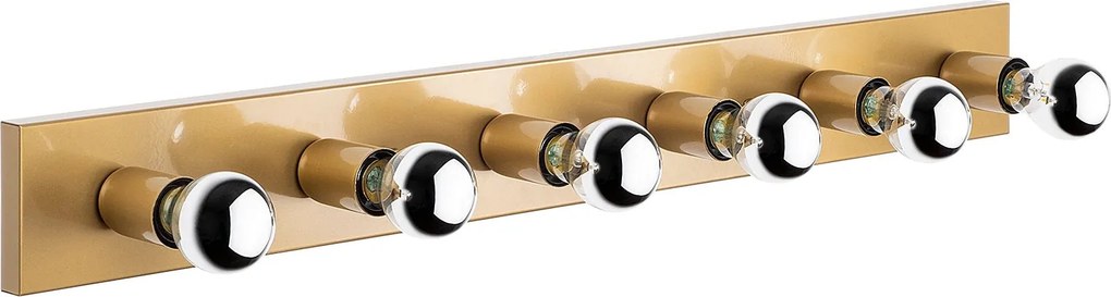 **** Aplique de Parede Mirro – Dourado – 10 x 10 x 91 cm

**