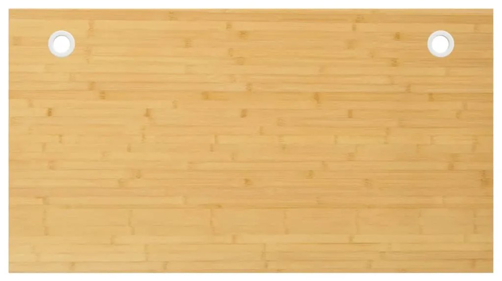 vidaXL Tampo de secretária 110x60x4 cm bambu