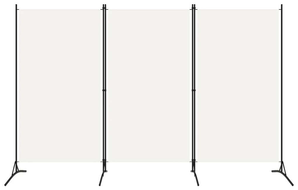 Divisória de Quarto com 3 Painéis 260x180 cm Branco