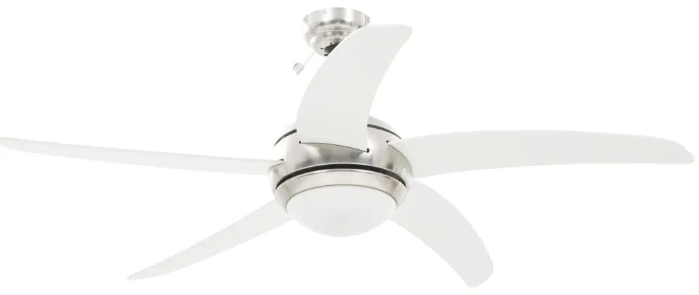 Ventoinha de teto com luz 128 cm branco
