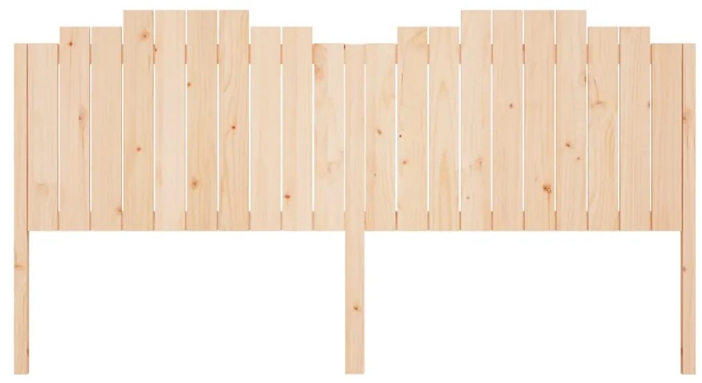 Cabeceira de cama 206x4x110 cm pinho maciço