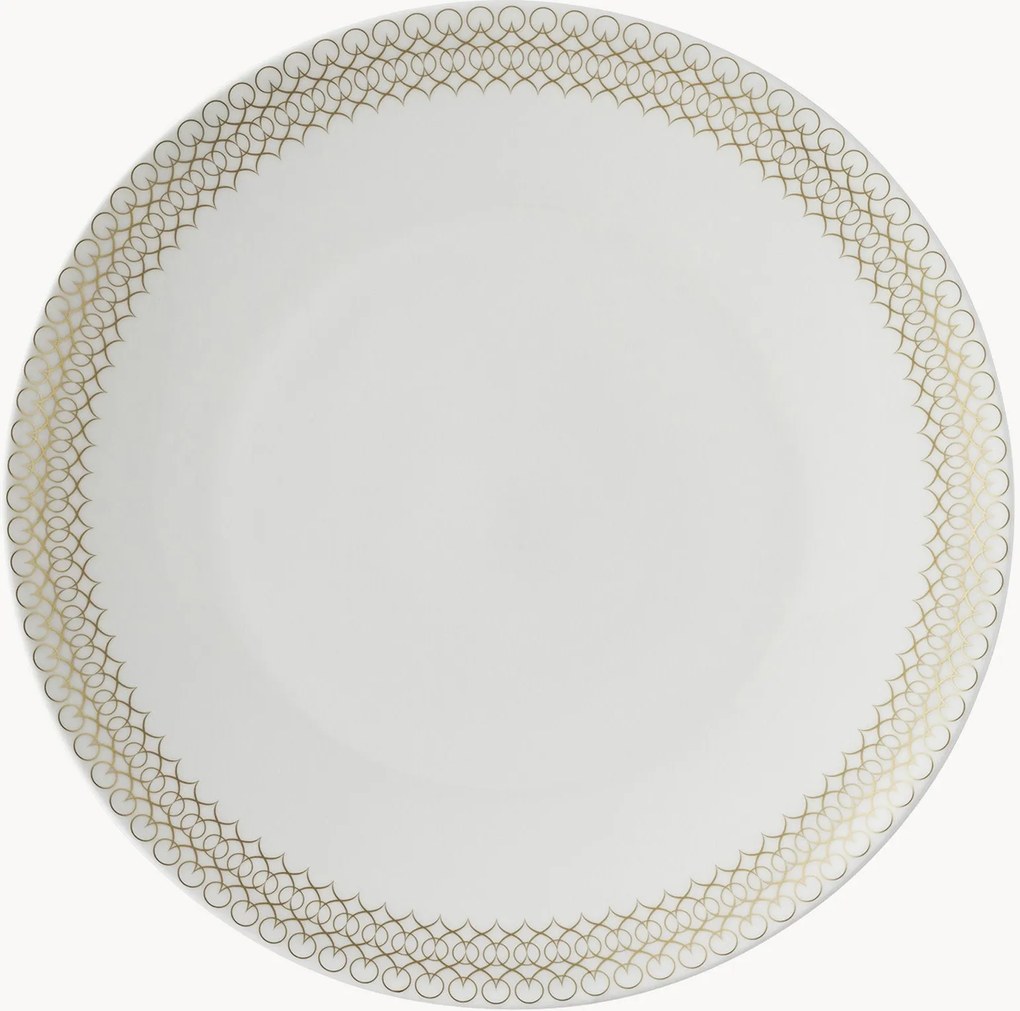 Pratos de jantar em porcelana fina Jade, conjunto de 6