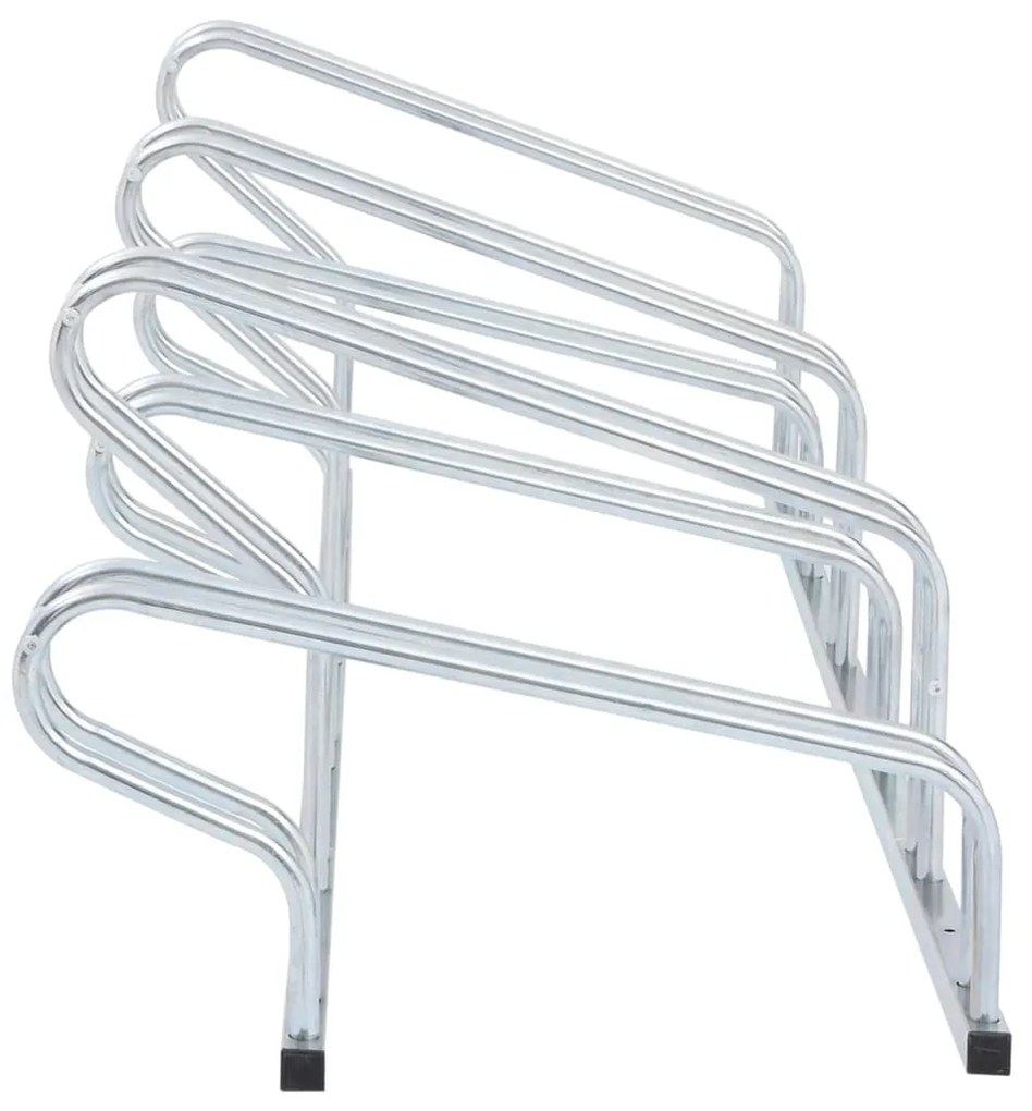 Suporte independente para 6 bicicletas aço galvanizado