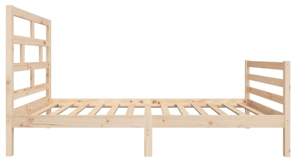 Estrutura de cama 100x200 cm madeira de pinho maciça