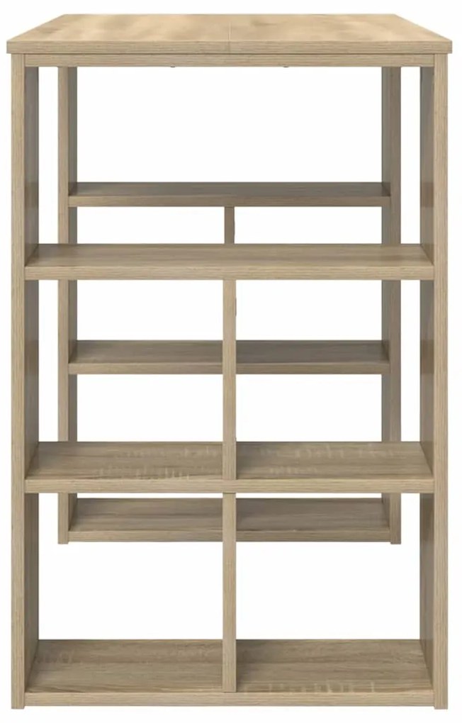 Mesa de Canto Carvalho Sonoma MDF Médio