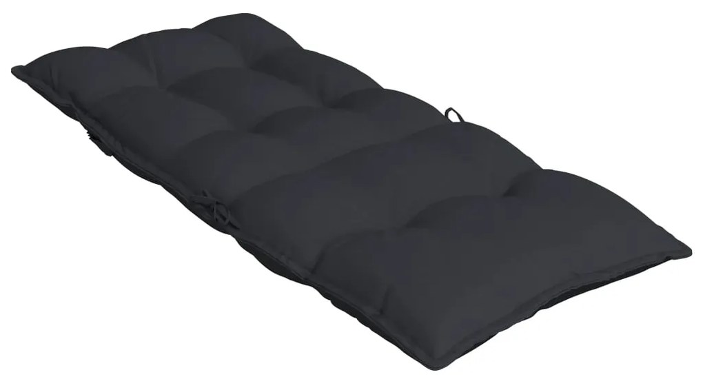 Almofadões p/ cadeira encosto alto 2 pcs tecido oxford preto