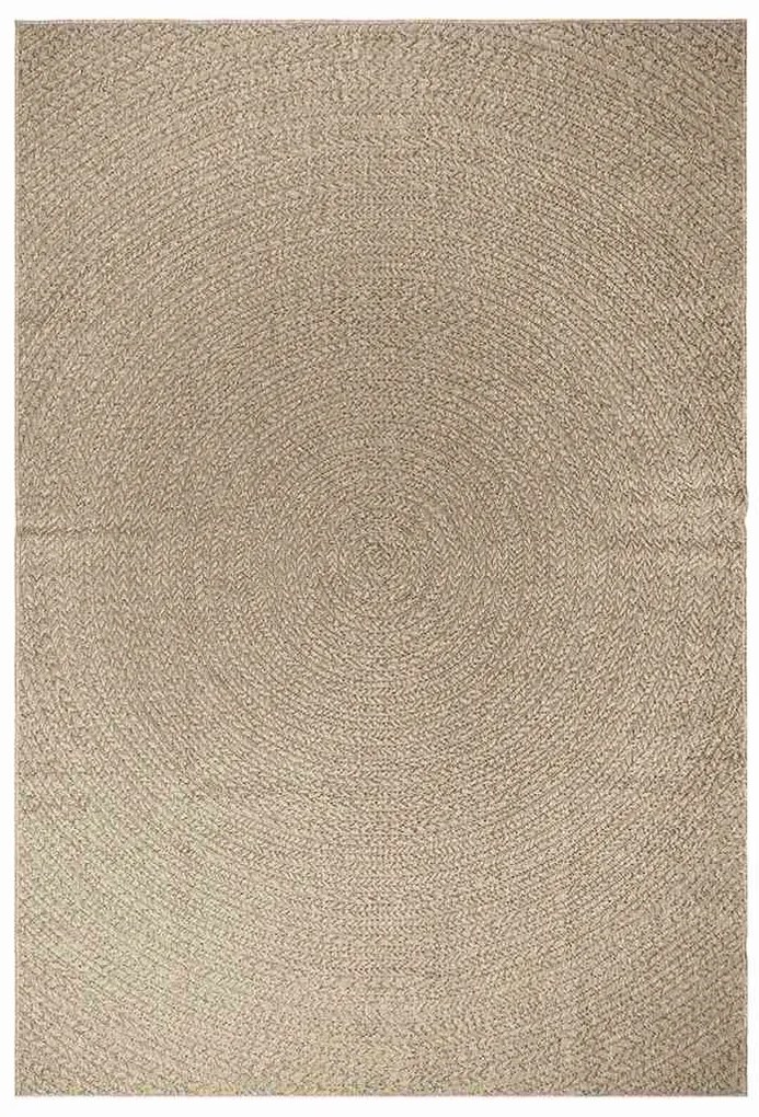 Tapete ZIZUR bege 200x290 cm aspeto de juta interior e exterior