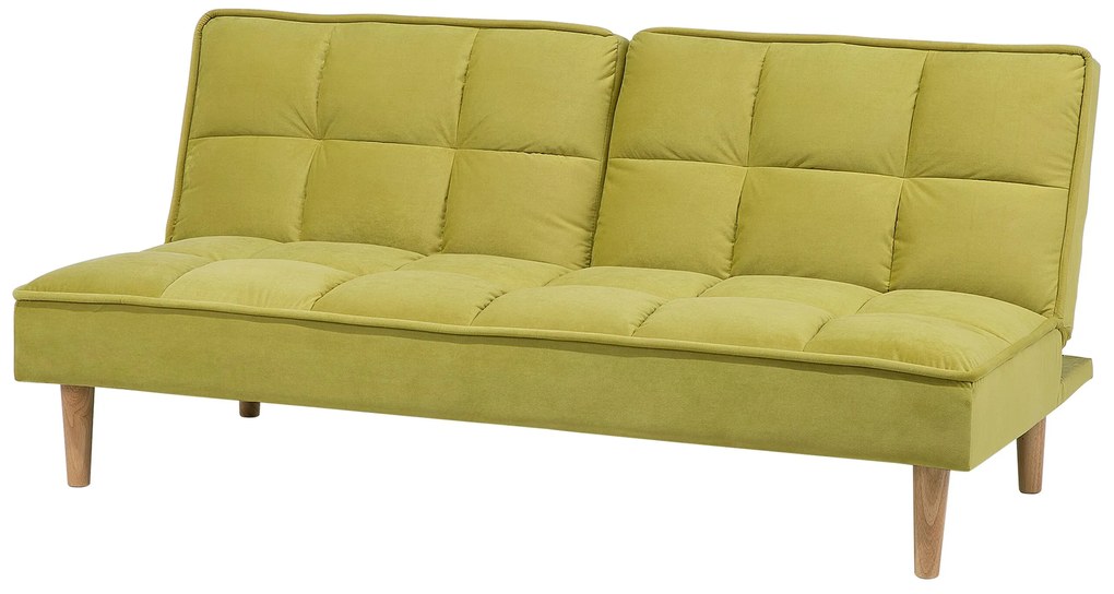 Sofá-cama verde SILJAN Beliani