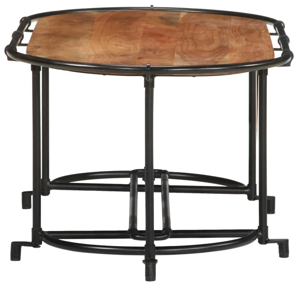 Mesa de centro 110x55x40 cm madeira de acácia maciça