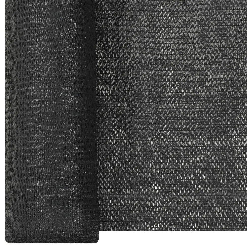 Rede de ocultação para privacidade PEAD 150 g/m² 1,8x25 m preto