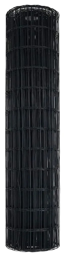 Cerca Euro Cinza 1x10 m Aço