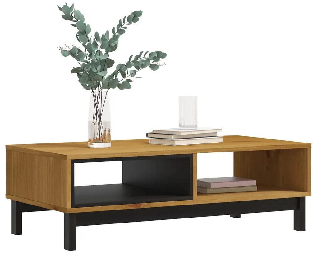Mesa de centro FLAM 100x50x32,5 cm madeira de pinho maciça