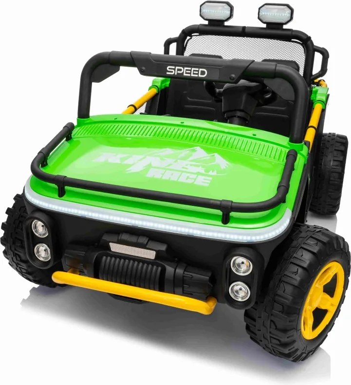 Carro elétrico para Crianças 24V Buggy UTV SPEED Rodas de espuma EVA Verde