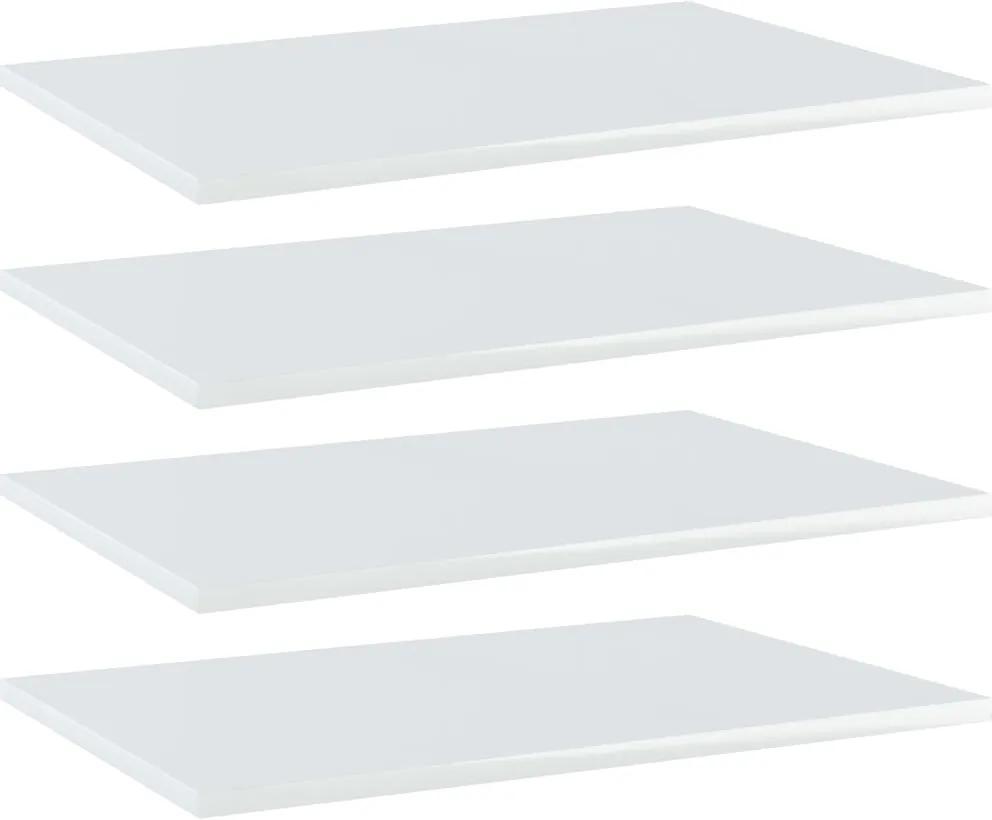 Prateleiras para estante 4 pcs 60x40x1,5cm contraplacado branco