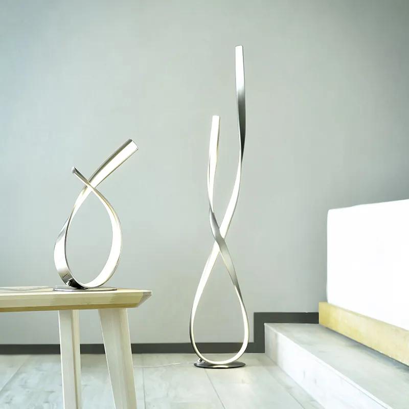 Candeeiro de mesa design em aço com LED e dimmer - Belinda Design