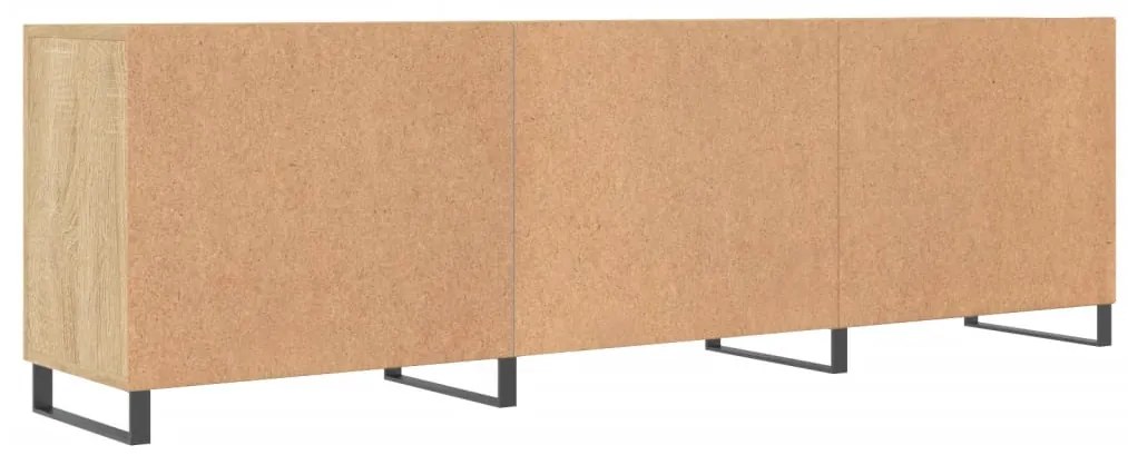 Móvel de TV 150x30x50 cm derivados de madeira carvalho sonoma