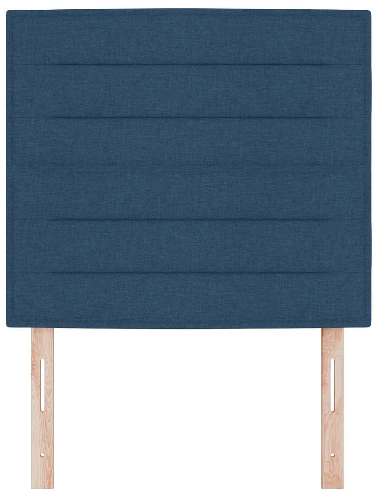 Cabeceira Design Lines Azul 90 cm Tecido