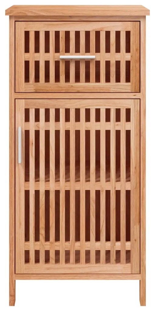 Armário de casa de banho 42x29x82 cm madeira de nogueira maciça