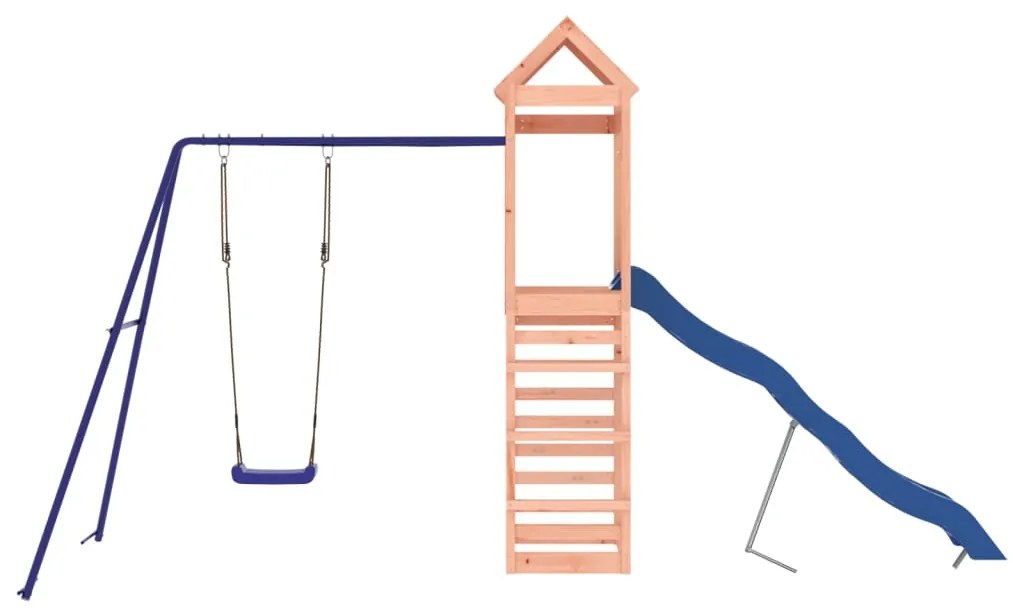 Conjunto de brincar para exterior madeira de douglas maciça
