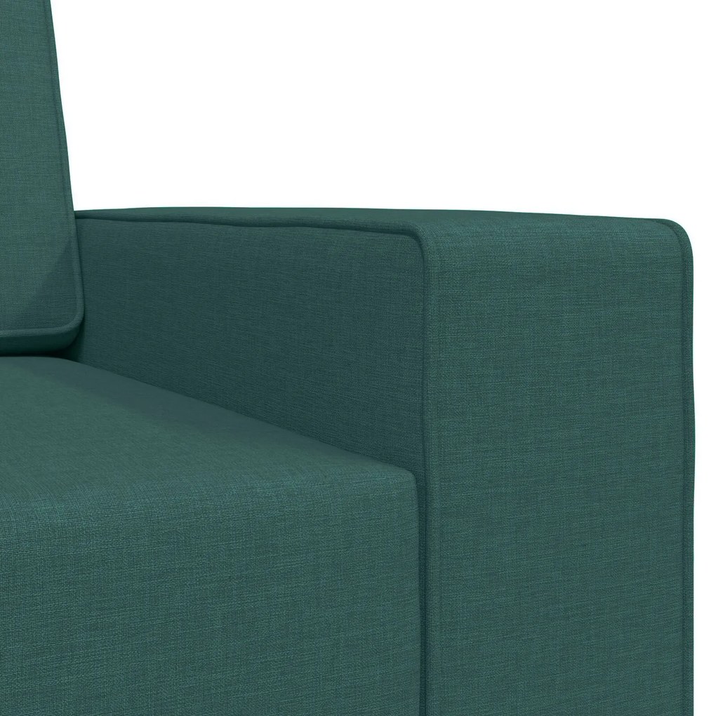 Sofá Cama de Chão 2 em 1 Verde Escuro 245x150x60.5 cm