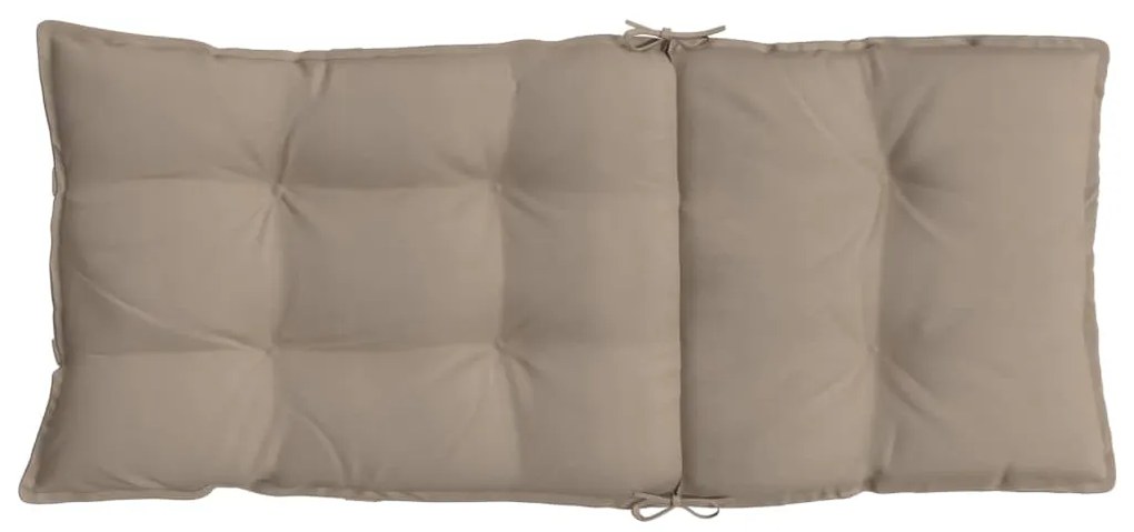 Almofadões cadeira encosto alto 6pcs oxford cinza-acastanhado