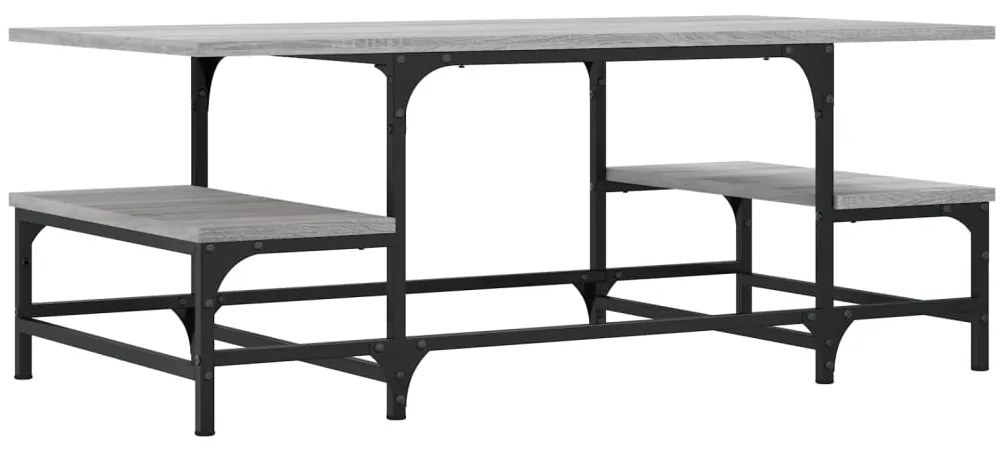 Mesa de centro 100x50,5x40 cm derivados de madeira cinza sonoma