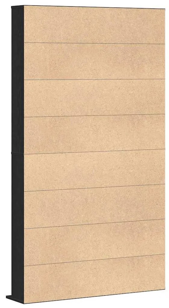 Armário para CDs vidaXL em Carvalho Preto 101x23x177,5 cm em Madeira d