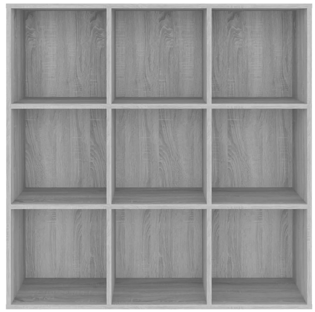 Estante 98x29x97,5 cm cor cinzento sonoma