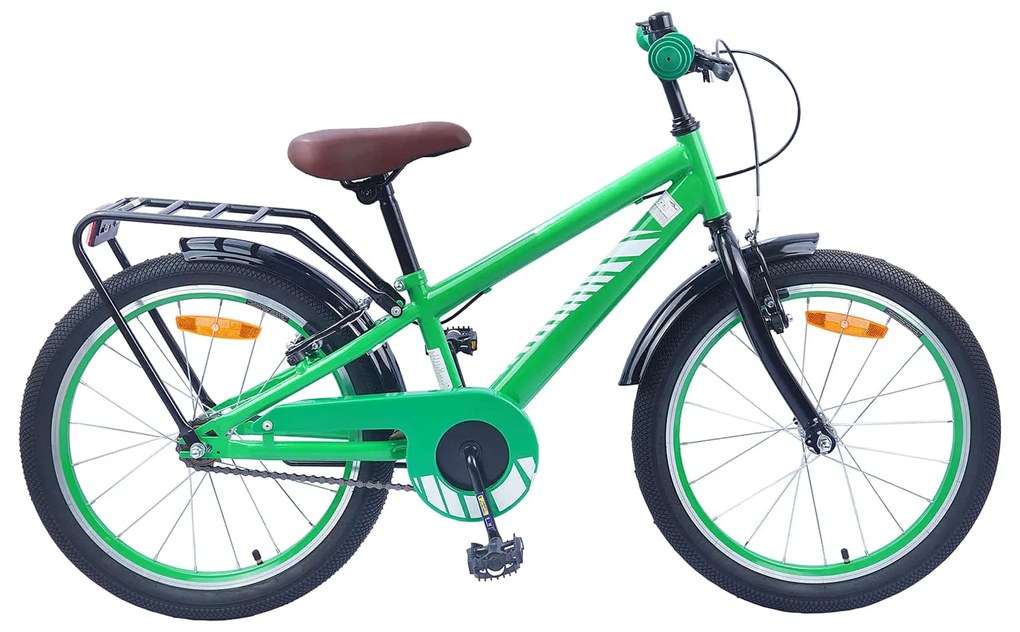 vidaXL Bicicleta Infantil 20 Polegadas para 6-11 Anos Verde