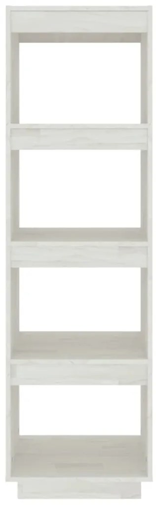 Estante/divisória 40x35x135 cm pinho maciço branco