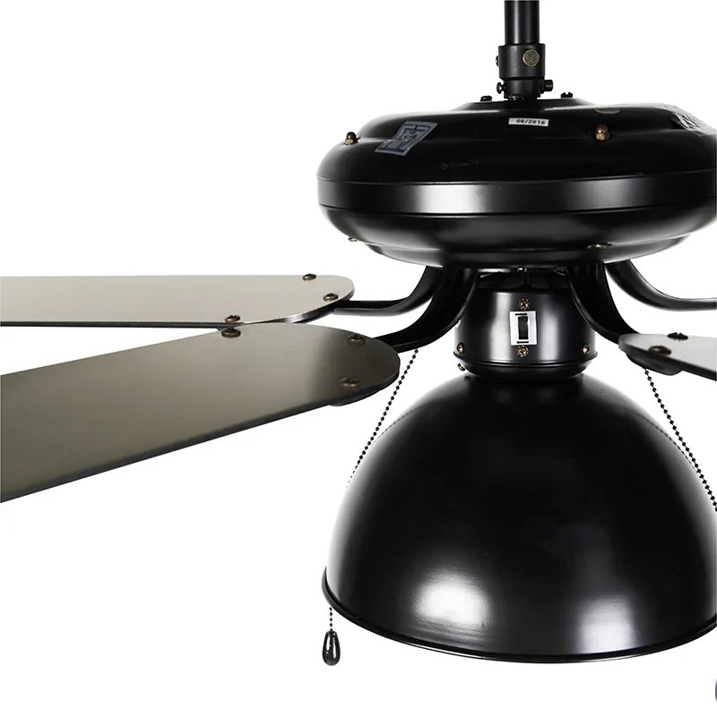 Ventilador de teto industrial preto - Mistral Magna Industrial