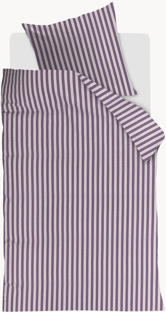 Conjunto de roupa de cama em seersucker de algodão Veya
