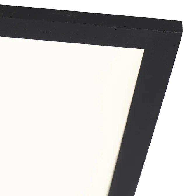 Candeeiro de Teto Moderno Preto 120 cm com LED Dimmer to Warm - Liv Moderno