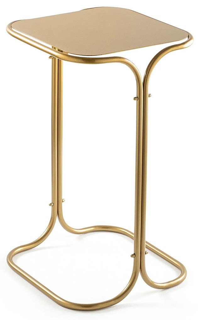 Mesa de Centro SHB-001-B – Dourado – 30x52x30 cm | Tribo Home