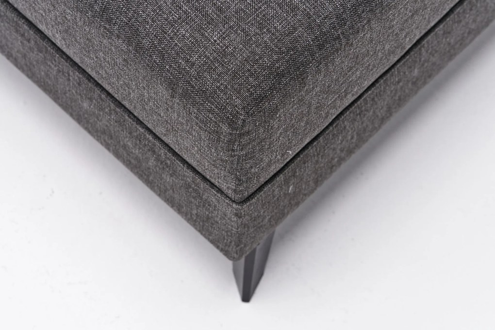 Sofá-Cama de Canto Eris – Antracite – 300x78x202 cm