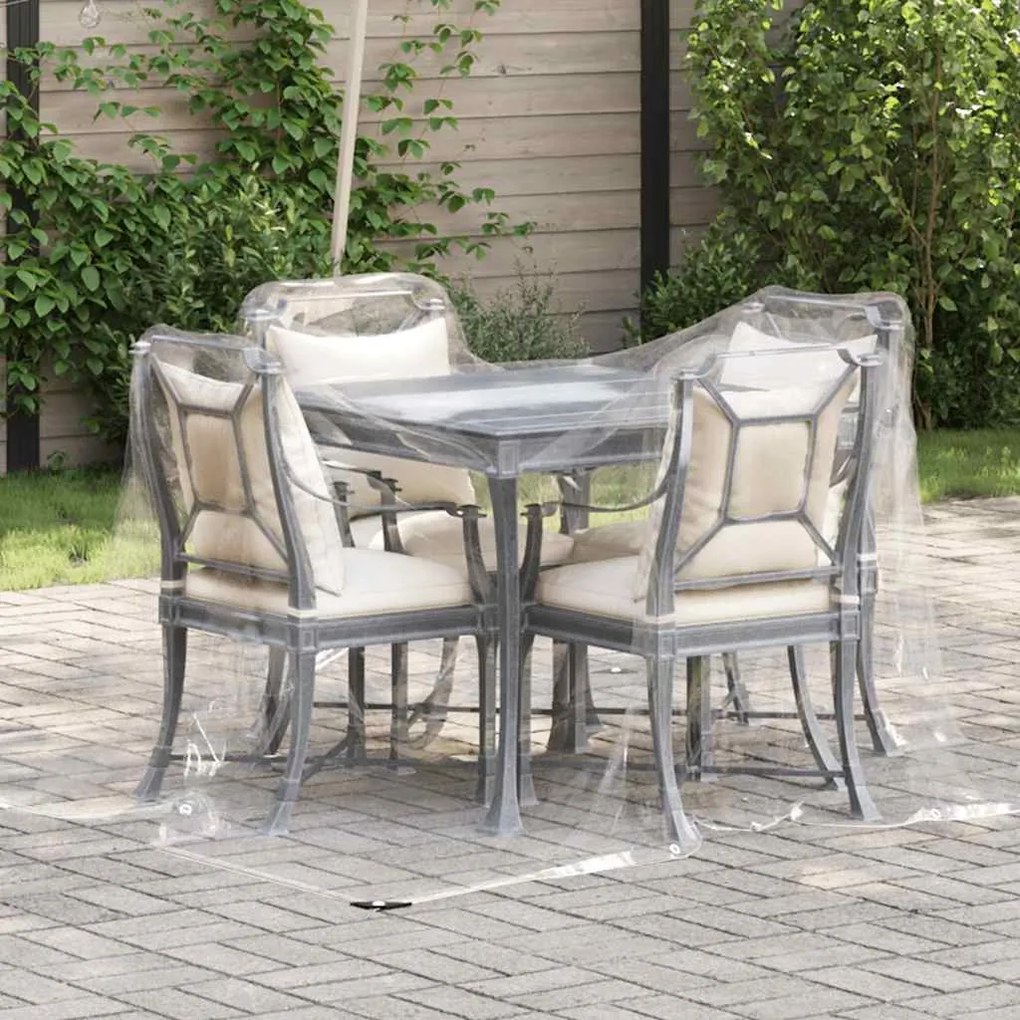 Encerado transparente com ilhós 2x3 m PVC
