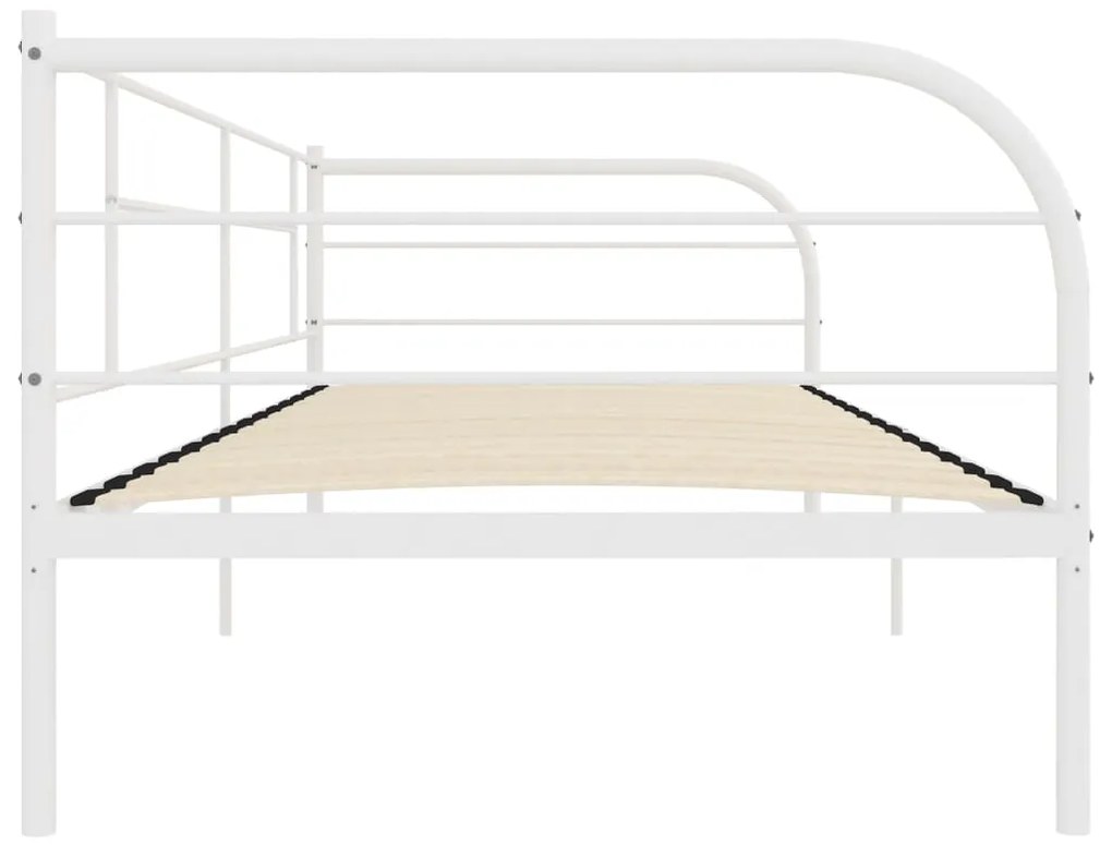 Estrutura sofá-cama 90x200 cm metal branco